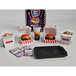 Zuru Mini Brands Foodies Series 2 Bundle Lot of 9 Fast Food Set Barbie Doll Food